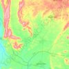 Ekiti South-West topographic map, elevation, terrain