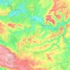 Bath and North East Somerset topographic map, elevation, terrain