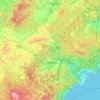 Yanbian Korean Autonomous Prefecture topographic map, elevation, terrain