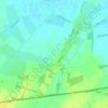 Denchworth topographic map, elevation, terrain