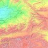 Osh Region topographic map, elevation, terrain