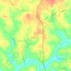 Hannahs Mill topographic map, elevation, terrain