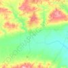 Etsako West topographic map, elevation, terrain