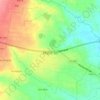 Thị trấn Phước An topographic map, elevation, terrain