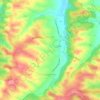Meilhan topographic map, elevation, terrain