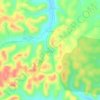 Las Casitas topographic map, elevation, terrain