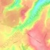 Petrijevo topographic map, elevation, terrain