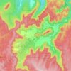 Wolgan Valley topographic map, elevation, terrain