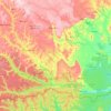 Lobaye topographic map, elevation, terrain