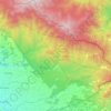 Gutiérrez Braun topographic map, elevation, terrain