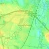 Bielany Wrocławskie topographic map, elevation, terrain