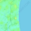 Barmston topographic map, elevation, terrain