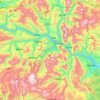 Zigui County topographic map, elevation, terrain