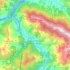 Soraluze-Placencia de las Armas topographic map, elevation, terrain