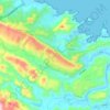 Qantab topographic map, elevation, terrain