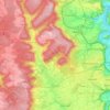 Michelfeld topographic map, elevation, terrain