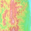 Hakha Township topographic map, elevation, terrain