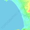 Laggan Bay topographic map, elevation, terrain