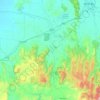 Broken River topographic map, elevation, terrain