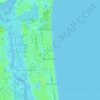 Atlantic Beach topographic map, elevation, terrain