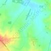 Claybrooke Magna topographic map, elevation, terrain