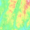 Town of Clinton topographic map, elevation, terrain