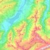 Kerns topographic map, elevation, terrain