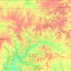 Benton County topographic map, elevation, terrain