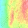 Minlaton topographic map, elevation, terrain