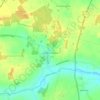 Thornham Magna topographic map, elevation, terrain