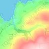 Trevalga topographic map, elevation, terrain