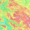 Zlatibor topographic map, elevation, terrain