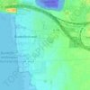 Bunkeflostrand topographic map, elevation, terrain