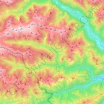 Onsernone topographic map, elevation, terrain