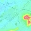 Westcott topographic map, elevation, terrain