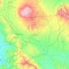 Kepahiang topographic map, elevation, terrain