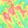 Colonita topographic map, elevation, terrain