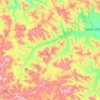 Tsahir topographic map, elevation, terrain