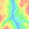 Randolph topographic map, elevation, terrain