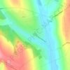 Cenac topographic map, elevation, terrain