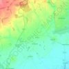 Broadwell topographic map, elevation, terrain