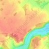 Crécy-Couvé topographic map, elevation, terrain