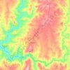 Algoso topographic map, elevation, terrain