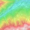 Chaumont topographic map, elevation, terrain