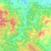 Bucine topographic map, elevation, terrain