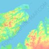 Icatu topographic map, elevation, terrain