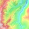 El Paraiso topographic map, elevation, terrain
