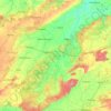 Damoh topographic map, elevation, terrain