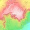 Bale Mountains National Park topographic map, elevation, terrain