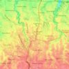 Bojongsari topographic map, elevation, terrain